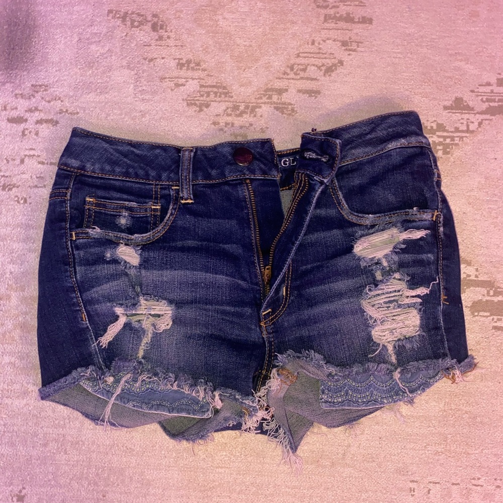 American eagle jean shorts